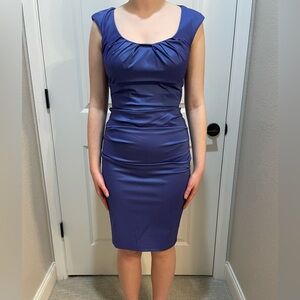 Evening scrunch dress